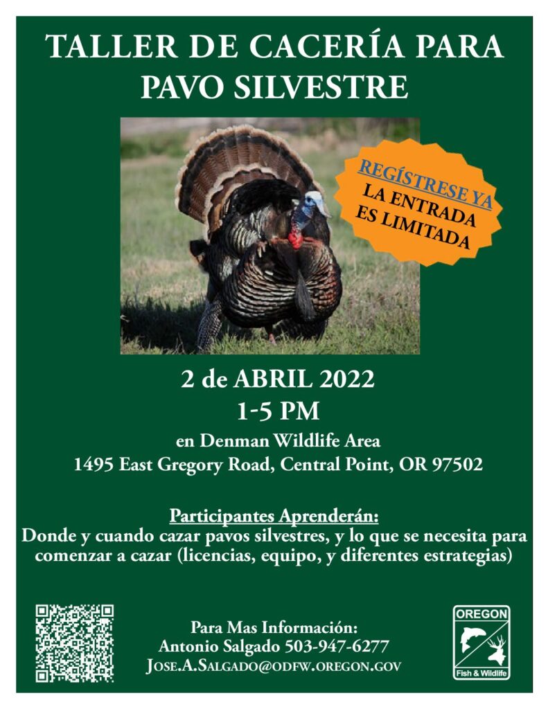 Flyer TurkeyHuntingWkshp Spanish pdf